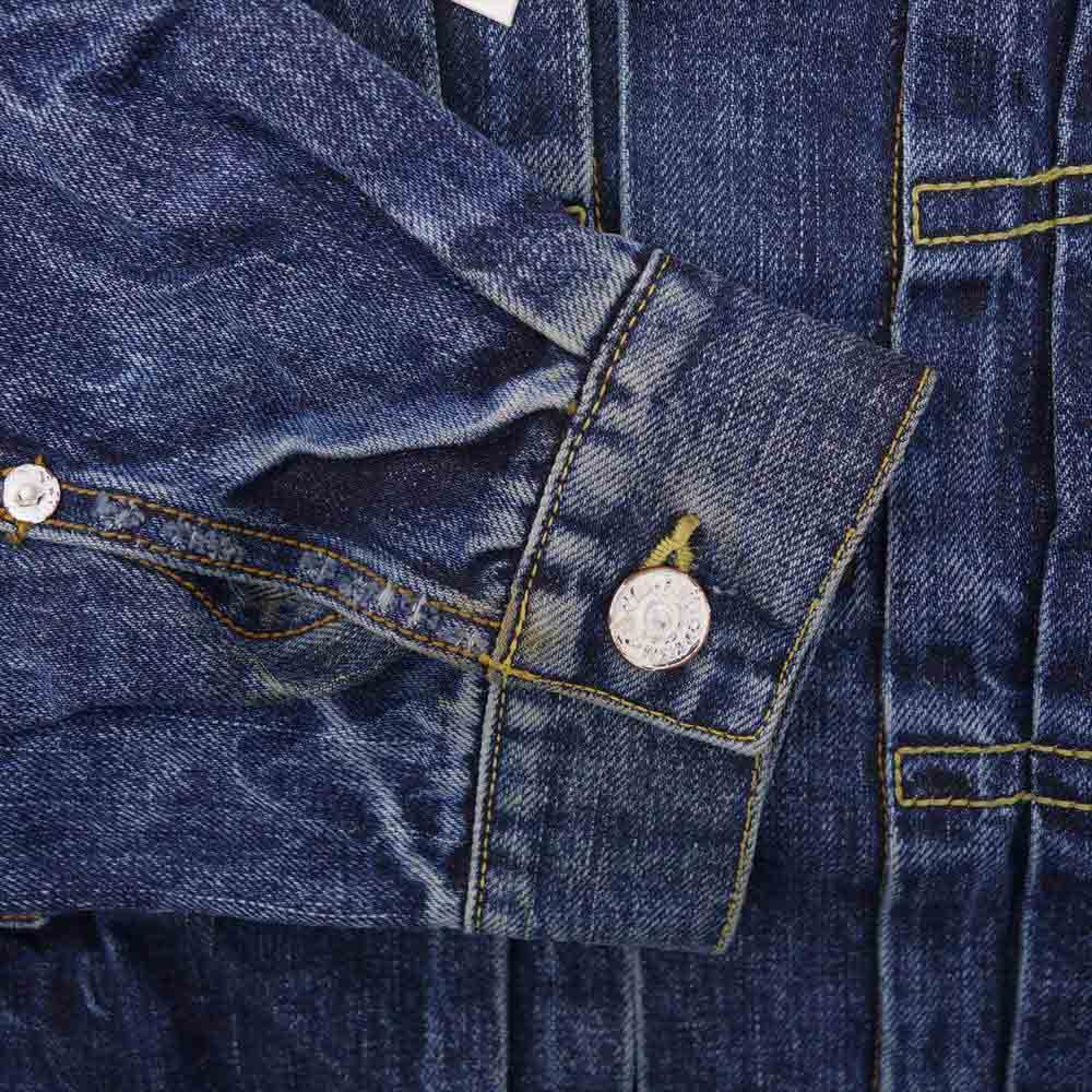 VISVIM ビズビム 21SS 0121105006005 SS101XX JKT DRY DMGD-1006 加工 デニム ジャケット インディゴブルー系 1【新古品】【未使用】【中古】