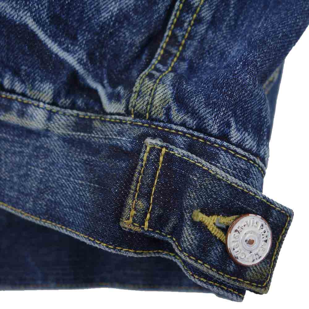 VISVIM ビズビム 21SS 0121105006005 SS101XX JKT DRY DMGD-1006 加工 デニム ジャケット インディゴブルー系 1【新古品】【未使用】【中古】