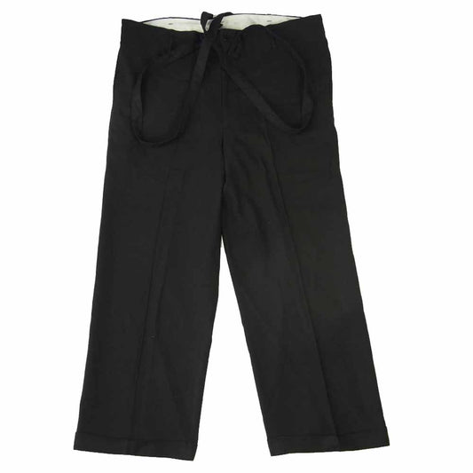 VISVIM ビズビム 0319105008006 JUMBO PASTORAL PANTS W W / L サスペンダー トラウザー ブラック系【新古品】【未使用】【中古】