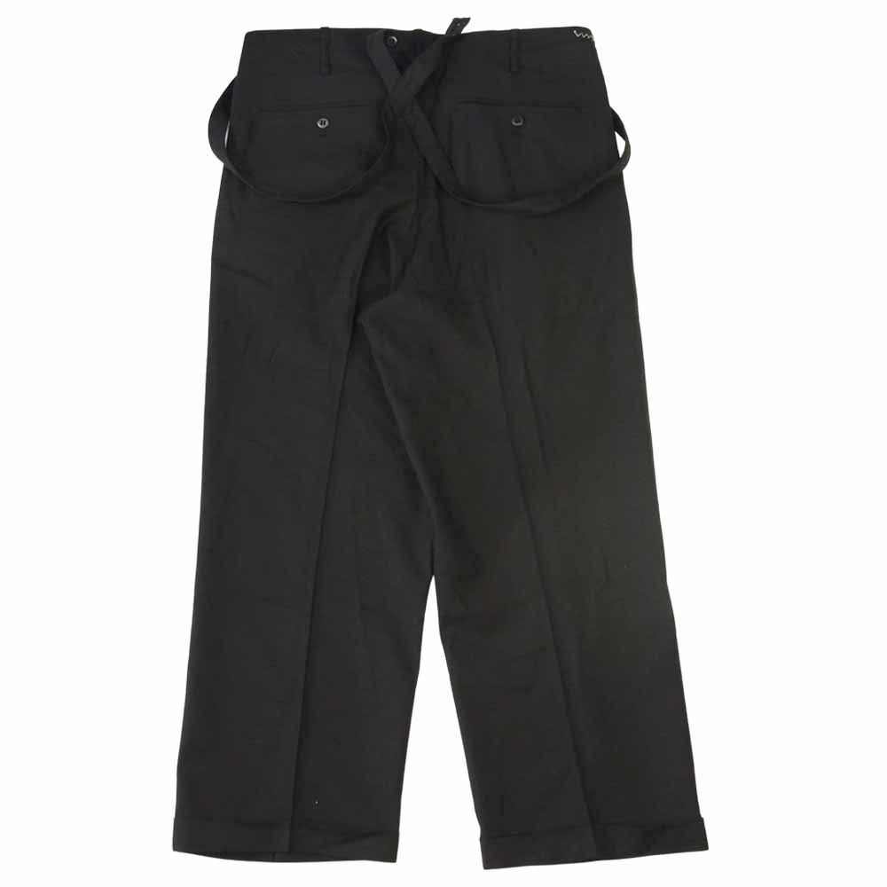 VISVIM ビズビム 0319105008006 JUMBO PASTORAL PANTS W W / L サスペンダー トラウザー ブラック系【新古品】【未使用】【中古】