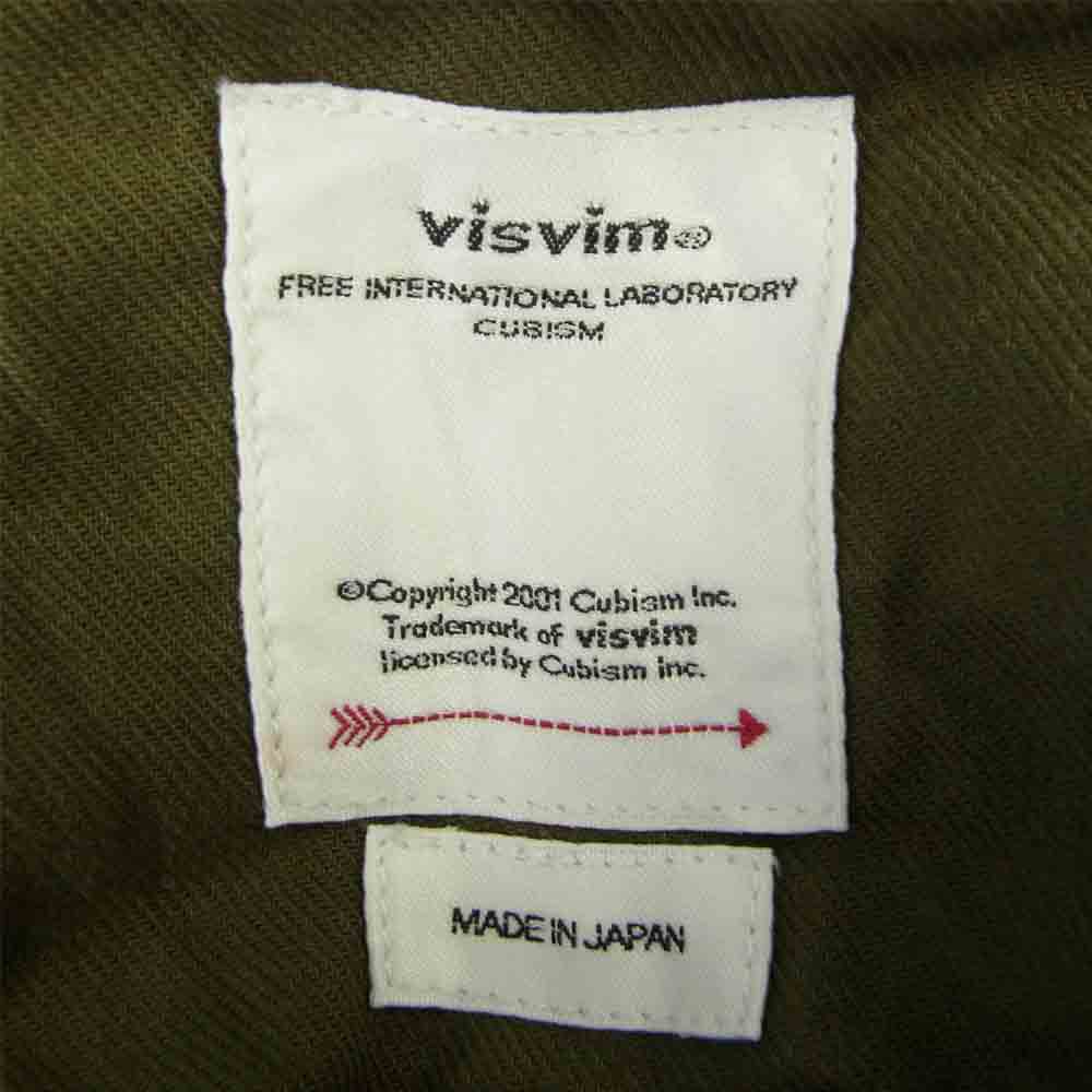 VISVIM ビズビム 0121105008008 JUMBO EIGER SANCTION PANTS ジャンボ アイガー サンクション ミリタリー パンツ カーキ系 1【中古】