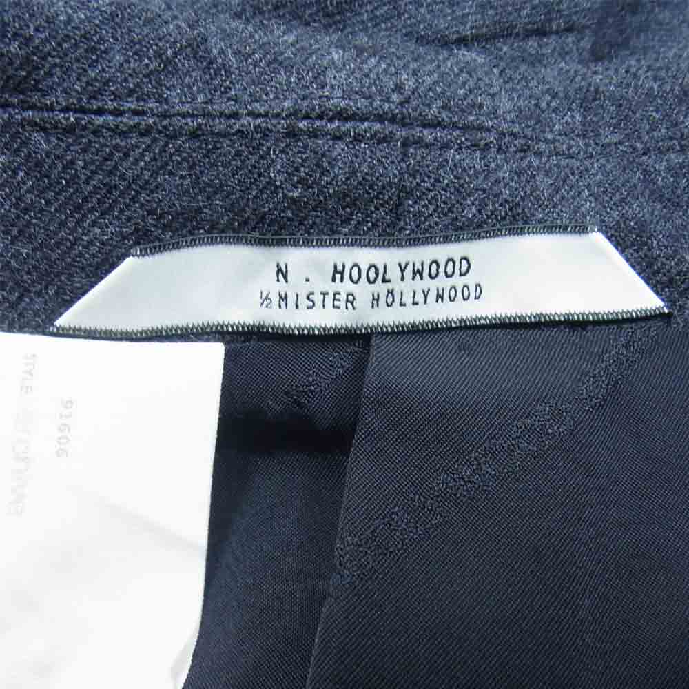 N.HOOLYWOOD エヌハリウッド 20AW 1202-JK01-022 TAILORED JACKET ウール テーラード ジャケット チャコール系 36【中古】