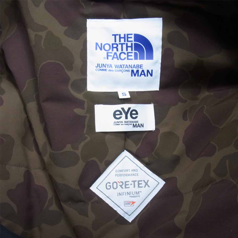 JUNYA WATANABE COMME des GARCONS MAN ジュンヤワタナベコムデギャルソンマン eYe THE NORTH FACE ノースフェイス 19AW WD-J903 AD2019 NYLON GORE-TEX JACKET マウンテン パーカー ブラック系 S【中古】