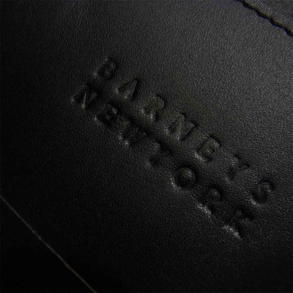 バーニーズニューヨーク レザー トートバッグ ブラック系【中古】