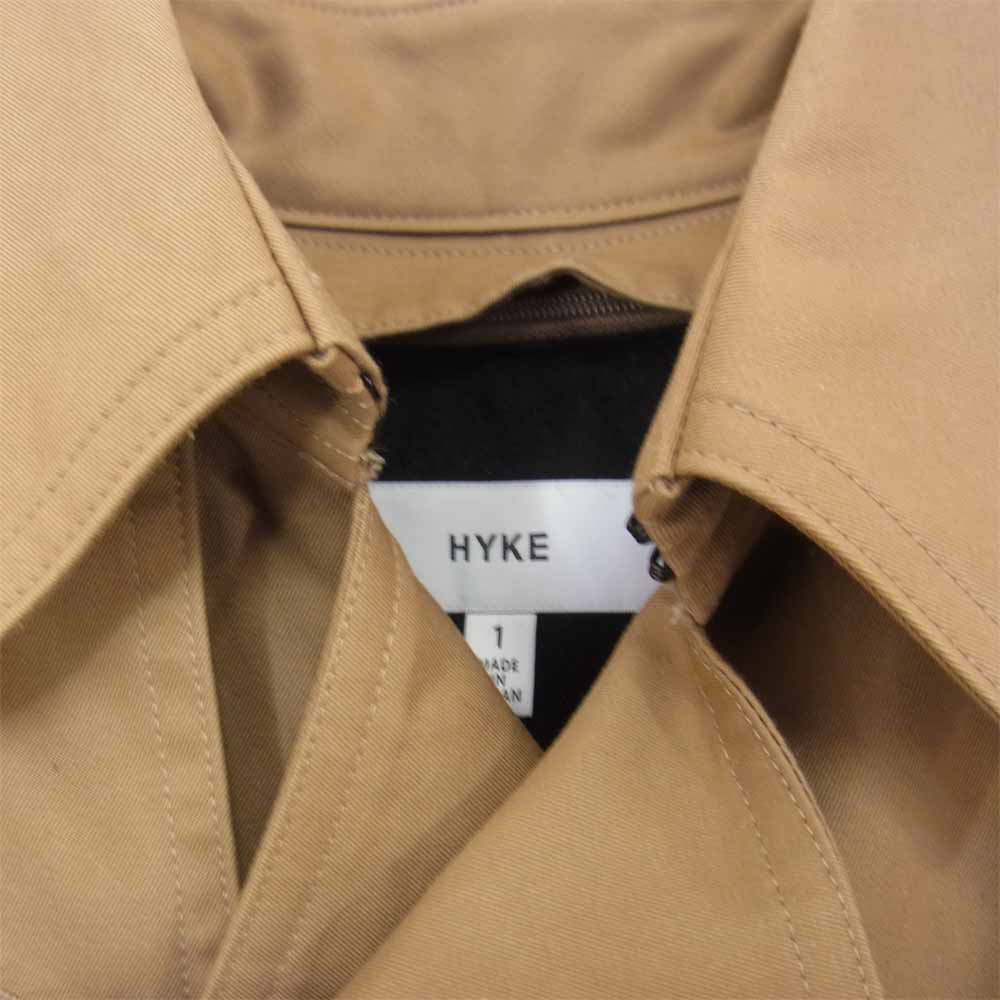 HYKE ハイク 183-17093 022 OVER SIZE TRENCH COAT ウールライナー付