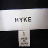 HYKE ハイク 183-17093 022 OVER SIZE TRENCH COAT ウールライナー付 撥水加工 高密度サージ オーバーサイズ トレンチコート ベージュ系 1【中古】