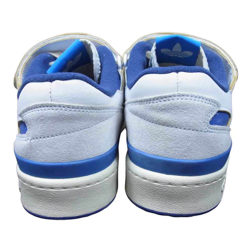 adidas アディダス S23764 FORUM 84 LOW BLUE THREAD フォーラム 84 ブルー スレッド ローカット スニーカー ホワイト系 28.5cm【中古】
