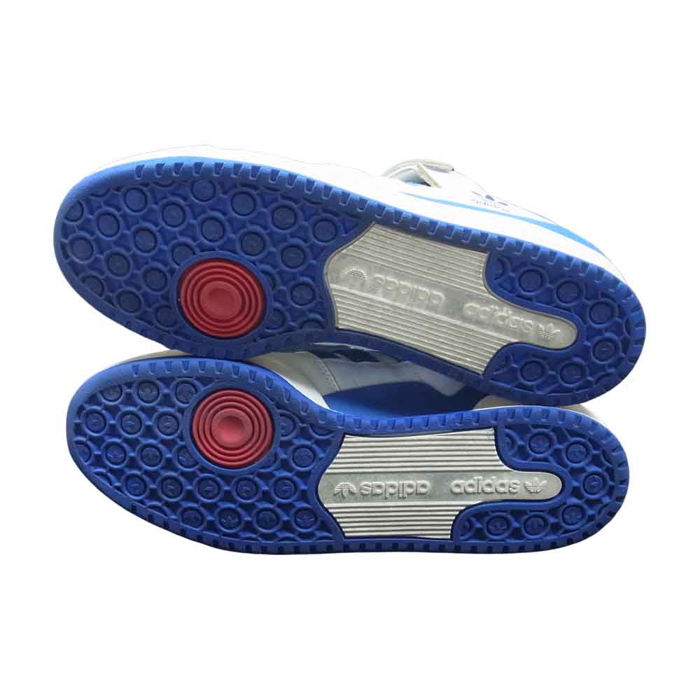 adidas アディダス S23764 FORUM 84 LOW BLUE THREAD フォーラム 84 ブルー スレッド ローカット スニーカー ホワイト系 28.5cm【中古】