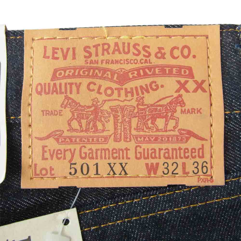 Levi's リーバイス 501-0003 デッドストック 98年 USA バレンシア製 501XX 1955 MODEL 復刻 デニム パンツ W32 インディゴブルー系 32【新古品】【未使用】【中古】