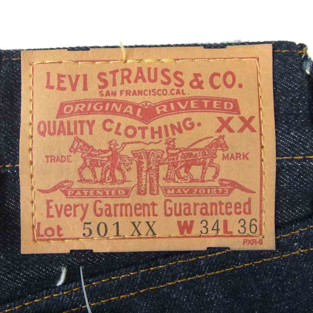 Levi's リーバイス 501-0003 デッドストック 98年 USA バレンシア製 501XX 1955 MODEL 復刻 デニム パンツ W34 インディゴブルー系 34【新古品】【未使用】【中古】
