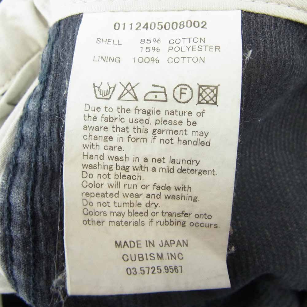 VISVIM ビズビム 0112405008002 SCOUT PANTS SLUB CORDUROY スカウト パンツ コーデュロイ グレー系 1【中古】