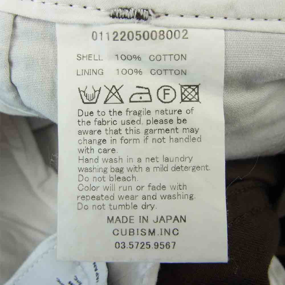 VISVIM ビズビム 0112205008002 HIGH WATER CHINO ハイ ウォーター チノ ブラウン系 1【中古】
