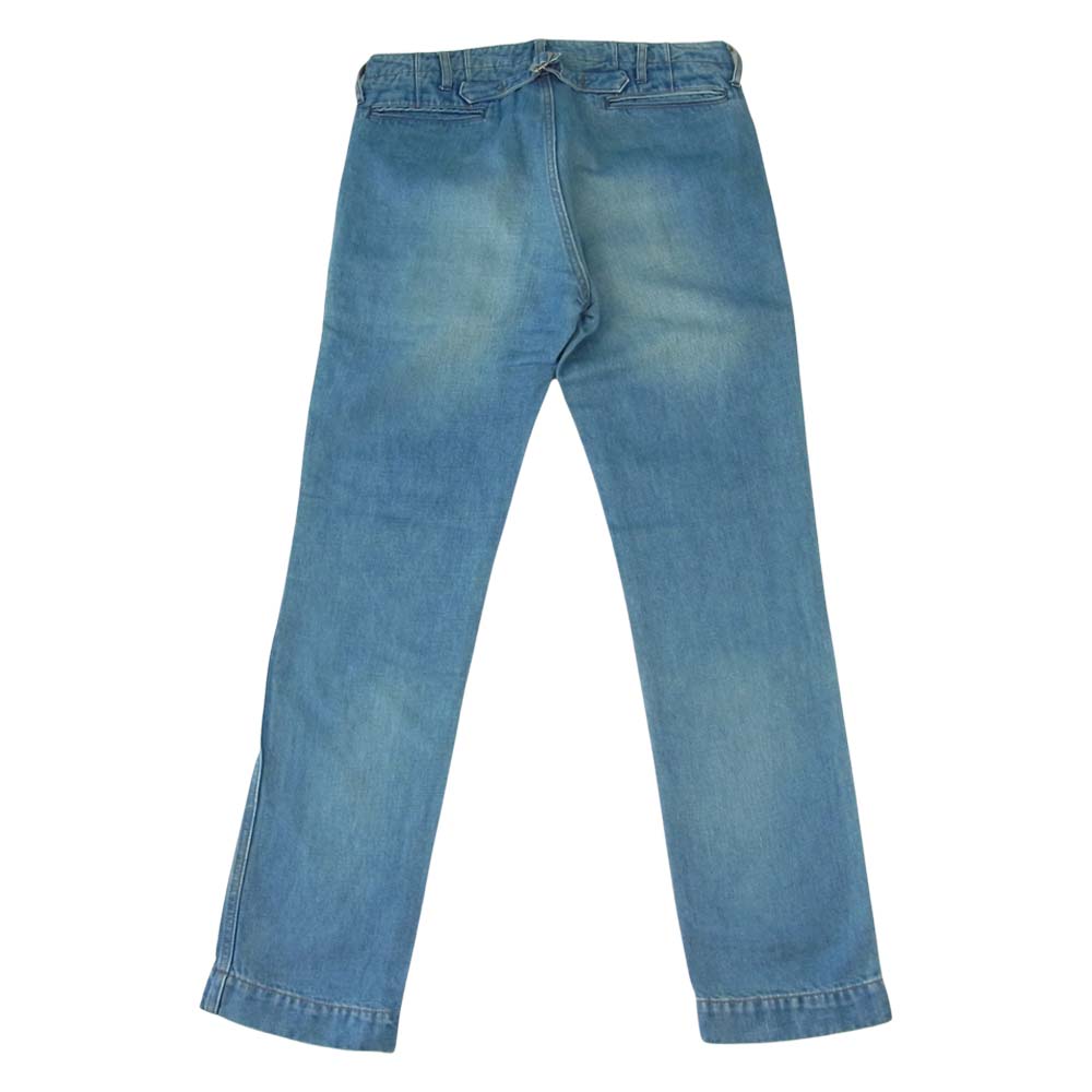 VISVIM ビズビム 0113105005032 DAMAGED CHINO SLIM ダメージ 加工 デニム チノ インディゴブルー系 1【中古】