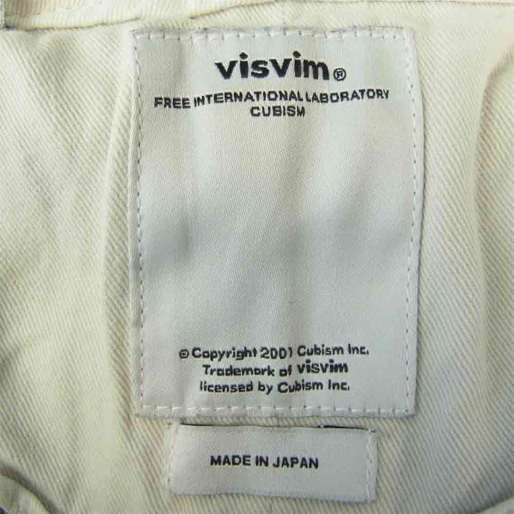 VISVIM ビズビム 0113105005032 DAMAGED CHINO SLIM ダメージ 加工 デニム チノ インディゴブルー系 1【中古】