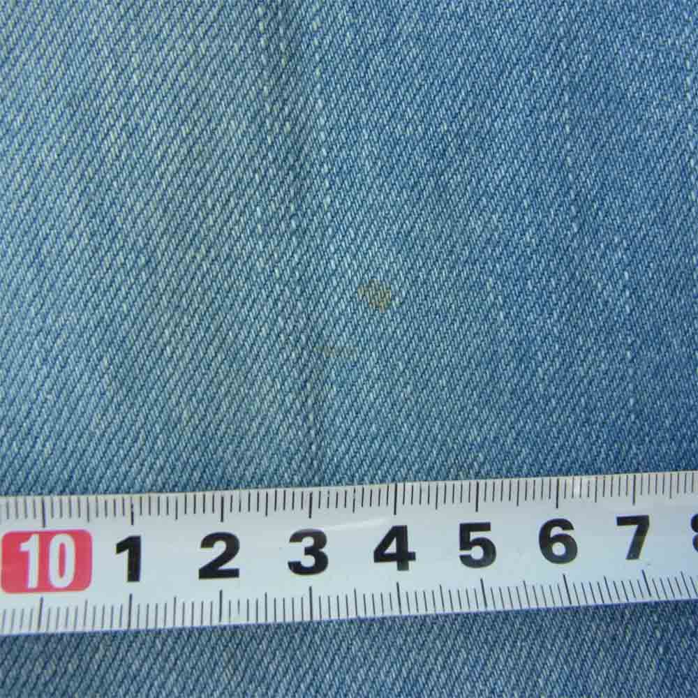 VISVIM ビズビム 0113105005032 DAMAGED CHINO SLIM ダメージ 加工 デニム チノ インディゴブルー系 1【中古】