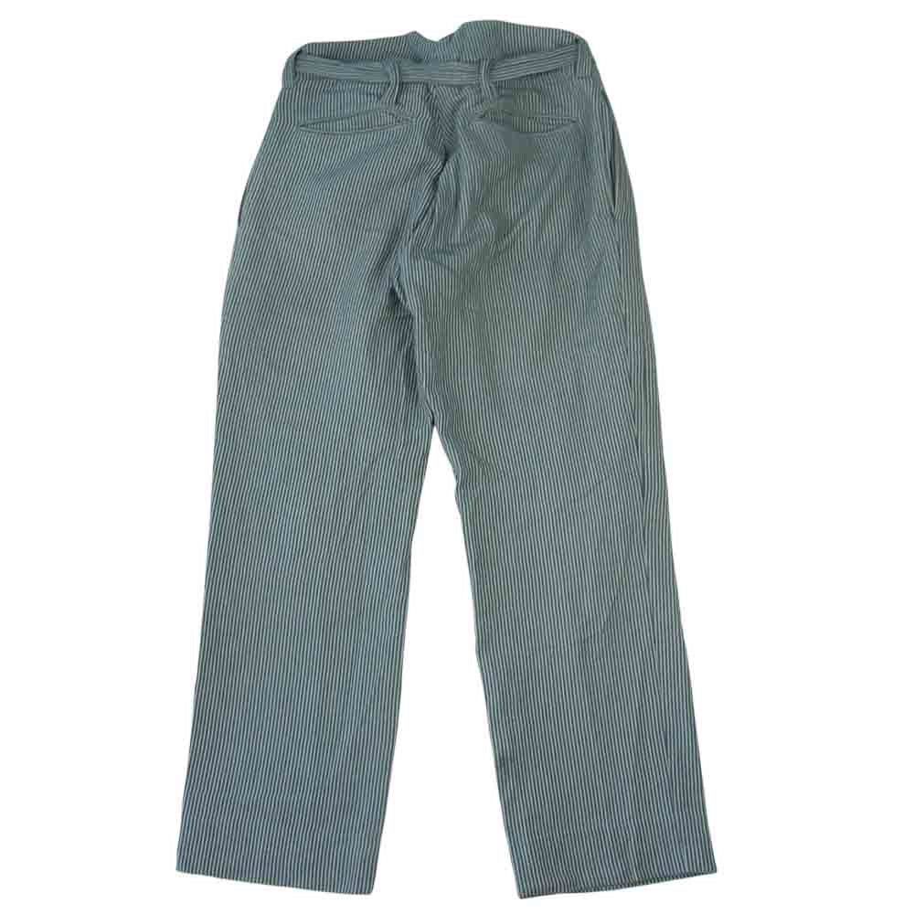 VISVIM ビズビム 17SS 0117105008022 HAKAMA PANTS STRP W.YARN ハカマ パンツ インディゴブルー系 1【中古】