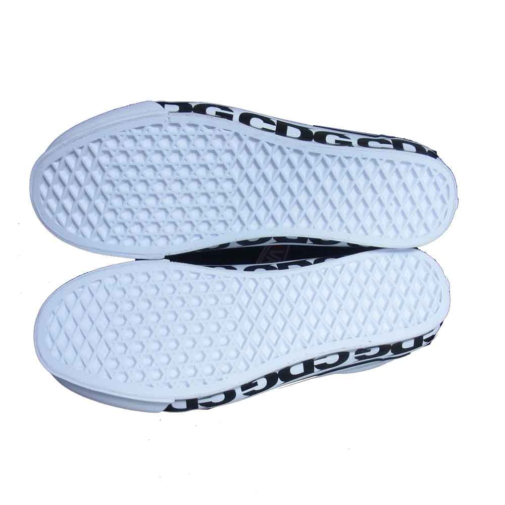 VANS バンズ VN0A4P3XQLZ COMME des GAR?ONS コムデギャルソン CDG Old Skool オールドスクール スニーカー ホワイト系 US9.5【新古品】【未使用】【中古】