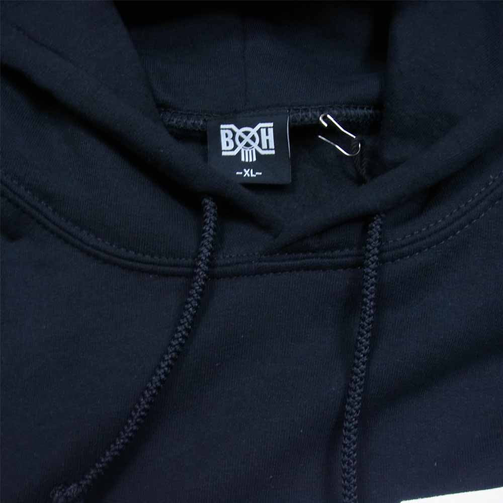 NEIGHBORHOOD ネイバーフッド 21AW 212BHBHN-CSM01S BOUNTY HUNTER バウンティハンター EC-HOODED . LS コラボ プルオーバー フーディ パーカー ブラック系 XL【新古品】【未使用】【中古】