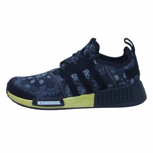 adidas アディダス GY4157 NEIGHBORHOOD ネイバーフッド NMD R1 NBHD スニーカー ブラック系 27.5cm【新古品】【未使用】【中古】