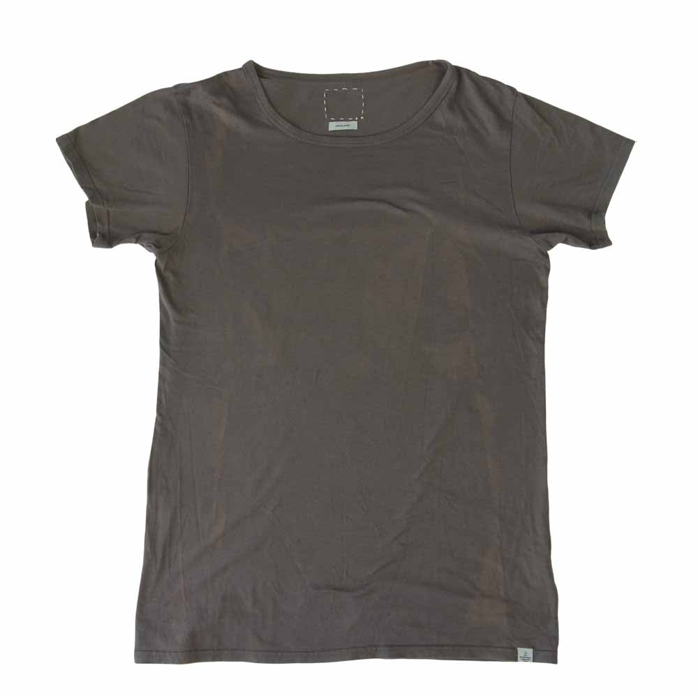 VISVIM ビズビム 14SS 0114105010004 D.SCOOP CREW S/S Tシャツ 半袖 グレー系 2【中古】