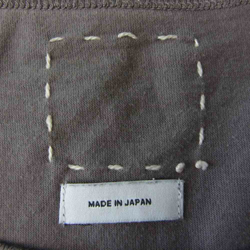VISVIM ビズビム 14SS 0114105010004 D.SCOOP CREW S/S Tシャツ 半袖 グレー系 2【中古】