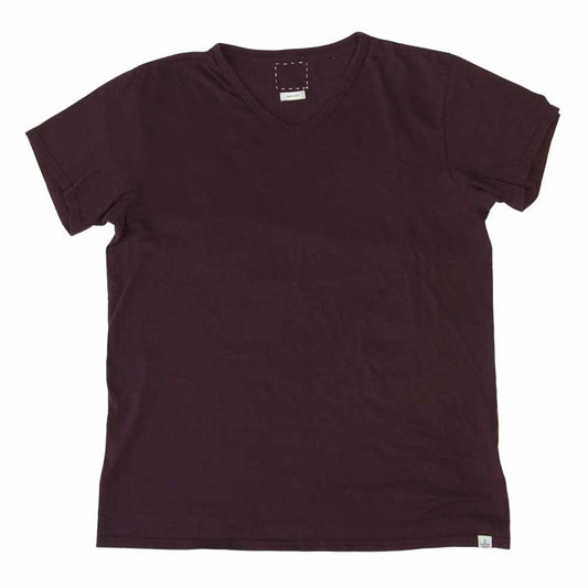 VISVIM ビズビム 13AW 0114105010005 D.SCOOP V-NECK S/S Tシャツ 半袖 パープル系 2【中古】