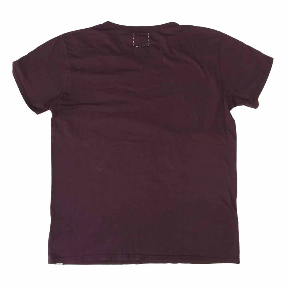 VISVIM ビズビム 13AW 0114105010005 D.SCOOP V-NECK S/S Tシャツ 半袖 パープル系 2【中古】