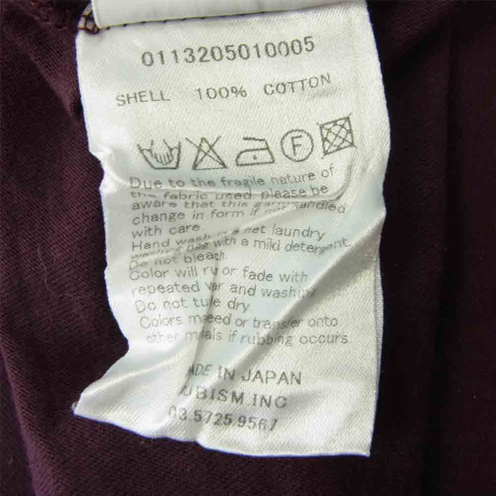VISVIM ビズビム 13AW 0114105010005 D.SCOOP V-NECK S/S Tシャツ 半袖 パープル系 2【中古】