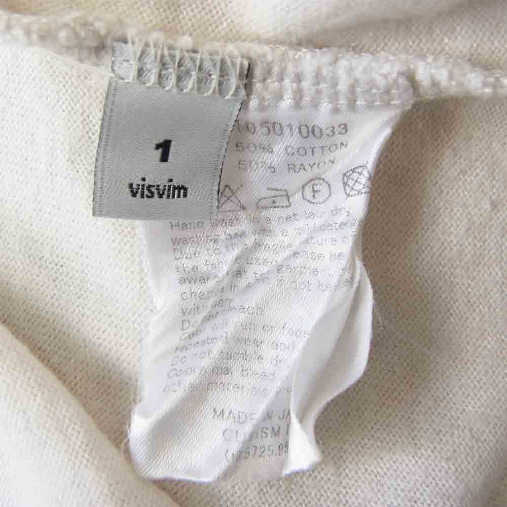 VISVIM ビズビム 16SS 0116105010033 GODFREY CREW L/S ロングスリーブ Tシャツ  ホワイト系 1【中古】