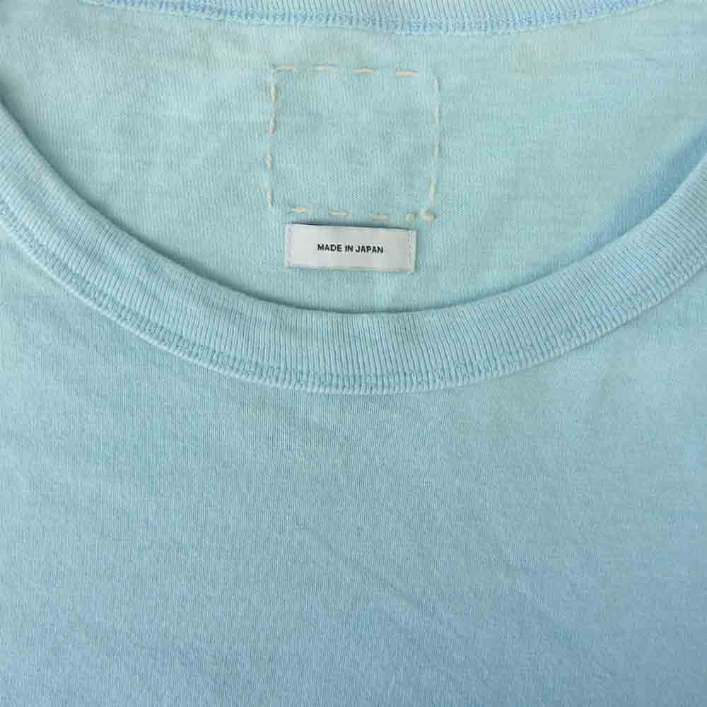 VISVIM ビズビム 17SS 0117105010024 JUMBO VINTAGE TEE S / S ジャンボ ビンテージ Tシャツ 半袖 ブルー系 1【中古】
