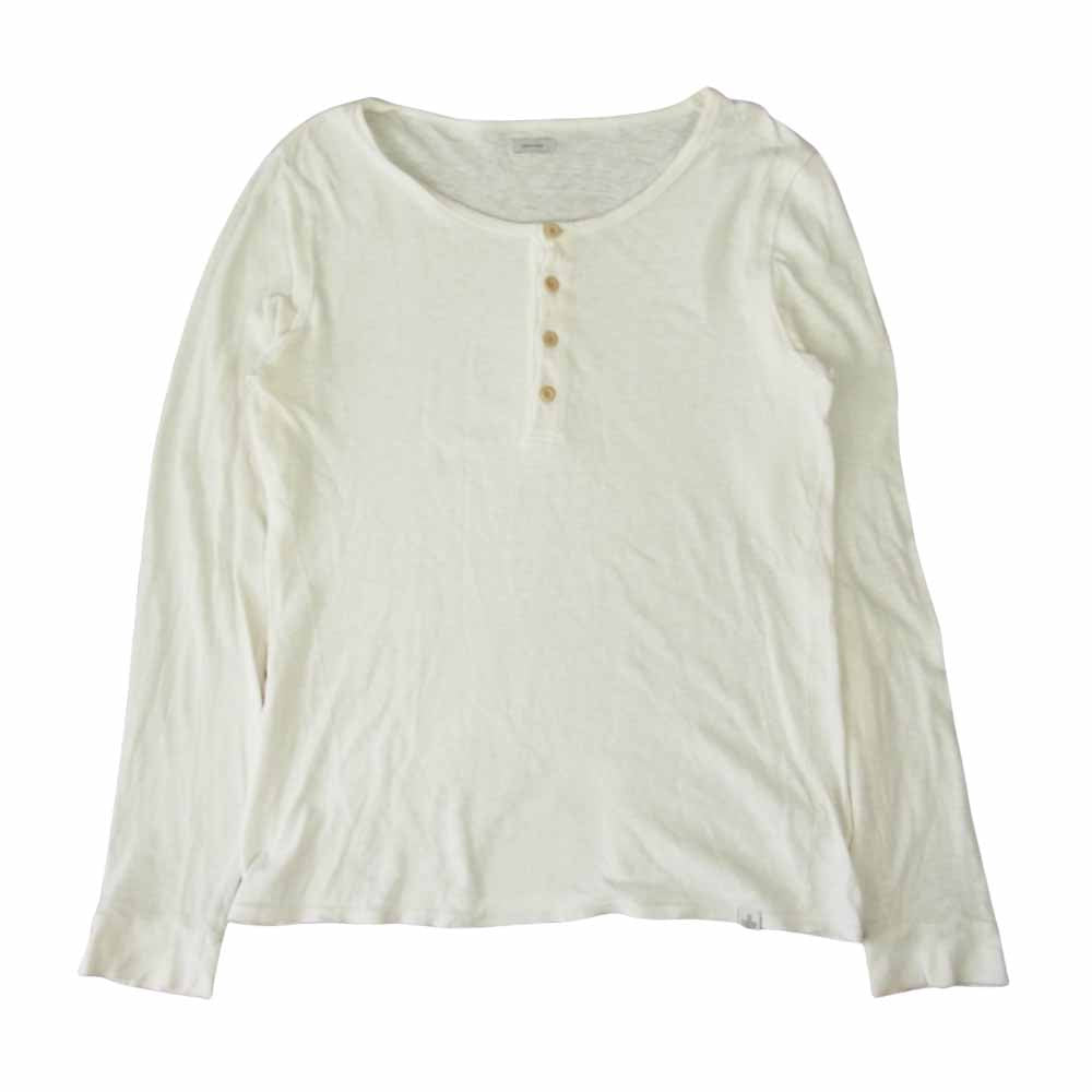 VISVIM ビズビム 0114105010056 HENLEY L/S ヘンリー 長袖 ホワイト系 1【中古】