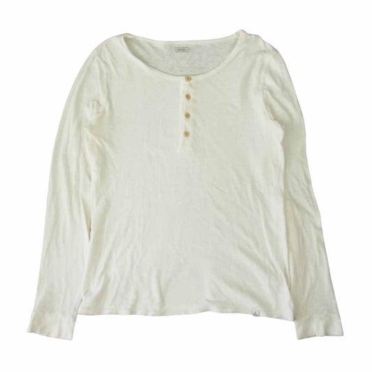 VISVIM ビズビム 0114105010056 HENLEY L/S ヘンリー 長袖 ホワイト系 1【中古】