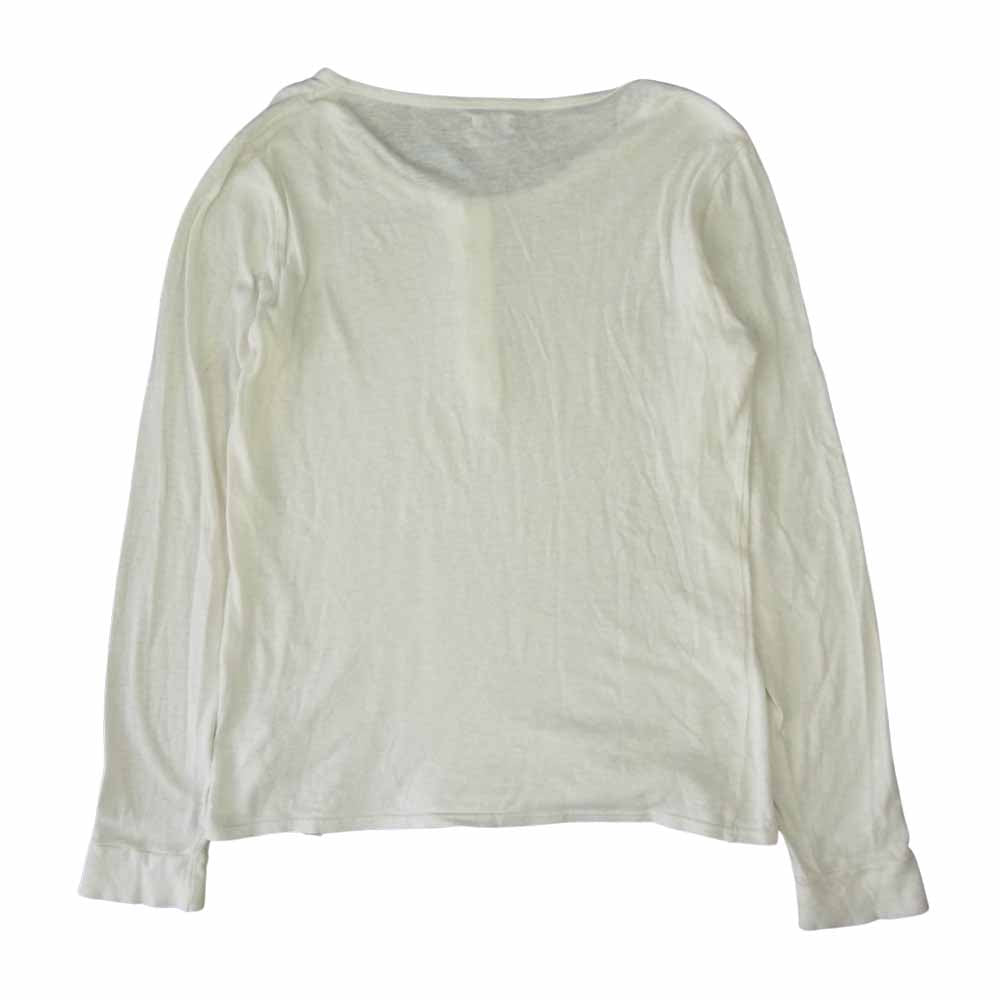 VISVIM ビズビム 0114105010056 HENLEY L/S ヘンリー 長袖 ホワイト系 1【中古】