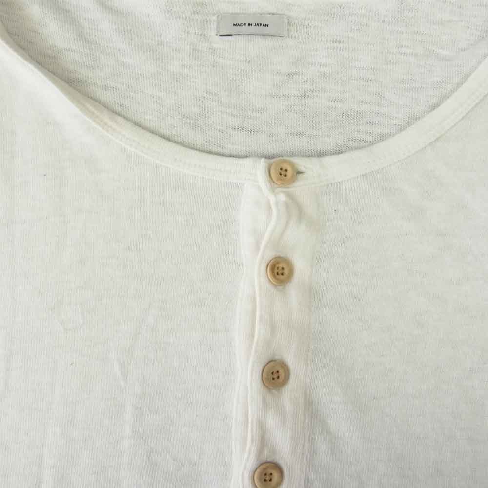 VISVIM ビズビム 0114105010056 HENLEY L/S ヘンリー 長袖 ホワイト系 1【中古】