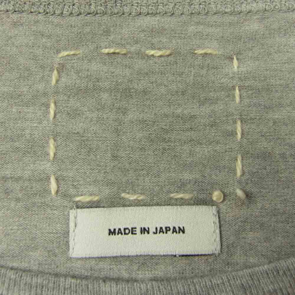 VISVIM ビズビム 0113405010003 BLANKET POCKET TEE S/S ブランケット ポケット Tシャツ 半袖 グレー系 1【中古】