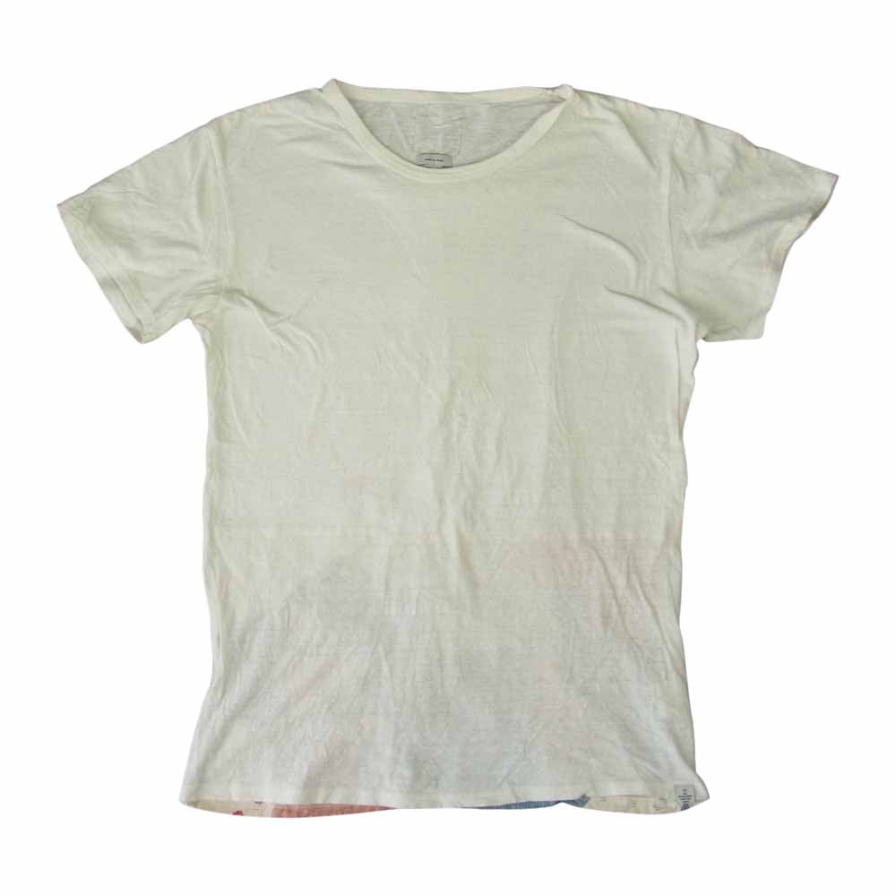 VISVIM ビズビム 0114105010041 FLAG TEE S/S フラッグ Tシャツ 半袖 ホワイト系 2【中古】