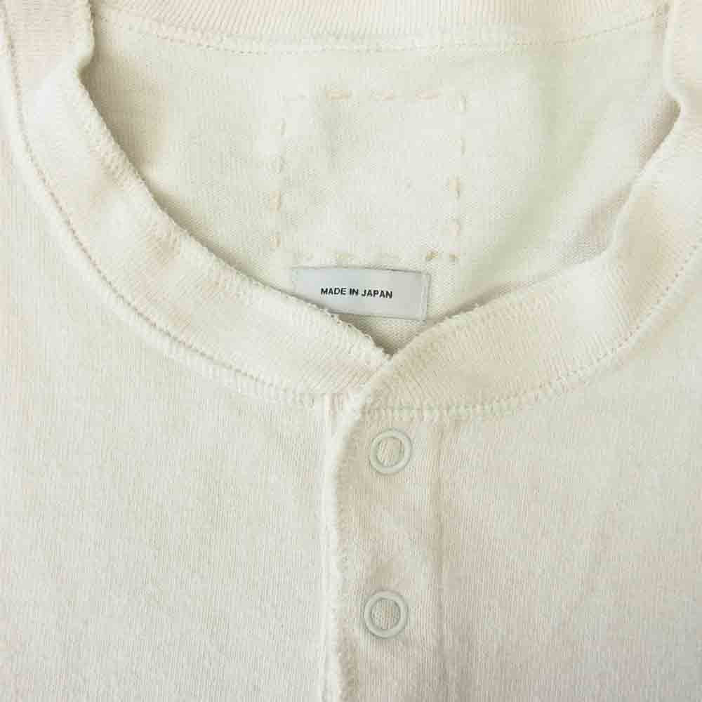 VISVIM ビズビム 15AW BRUSHED HENLEY L/S ヘンリー ネック 長袖 オフホワイト系 2【中古】