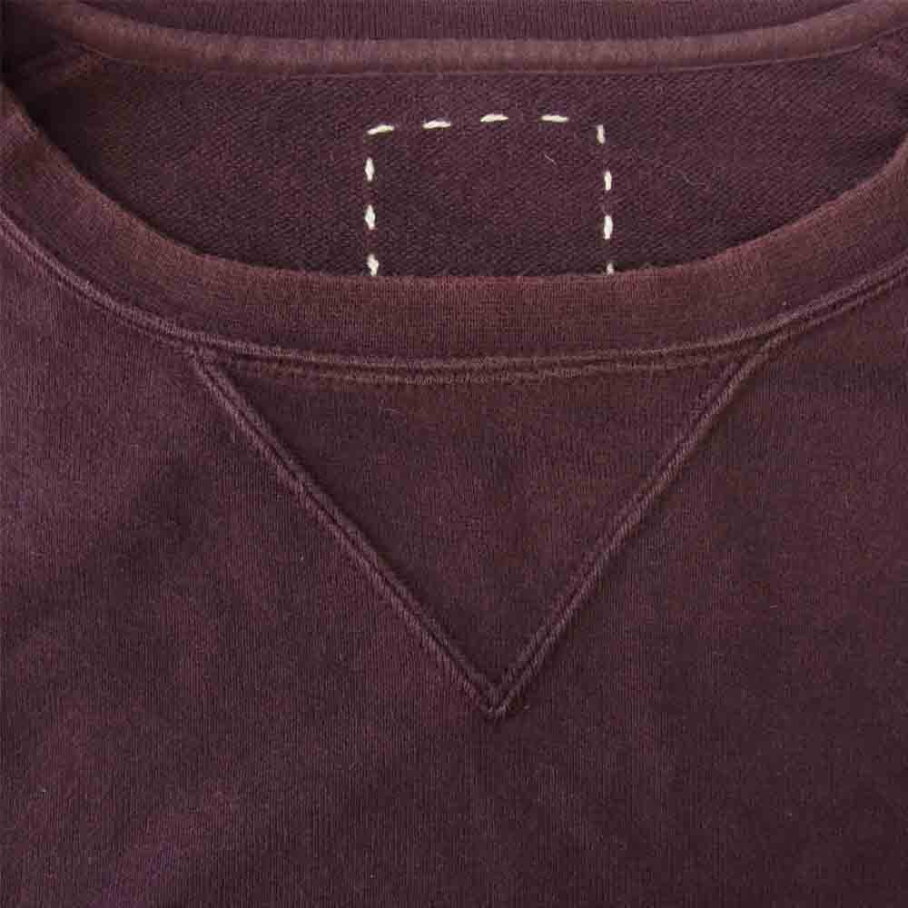 VISVIM ビズビム 0113205010008 JV CREW L/S クルーネック ラグラン スウェット 長袖 パープル系 1【中古】