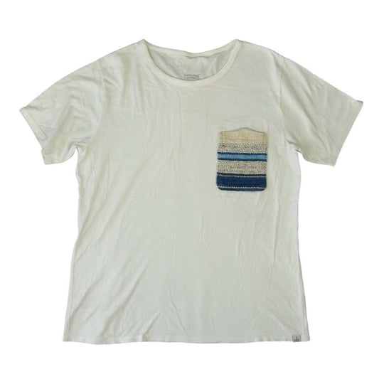 VISVIM ビズビム 0113105010084 BLANKET POCKET TEE S/S ブランケット ポケット Tシャツ 半袖 ホワイト系 1【中古】