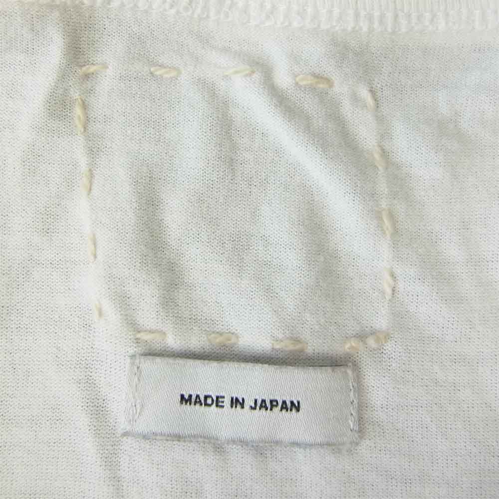VISVIM ビズビム 0113105010084 BLANKET POCKET TEE S/S ブランケット ポケット Tシャツ 半袖 ホワイト系 1【中古】