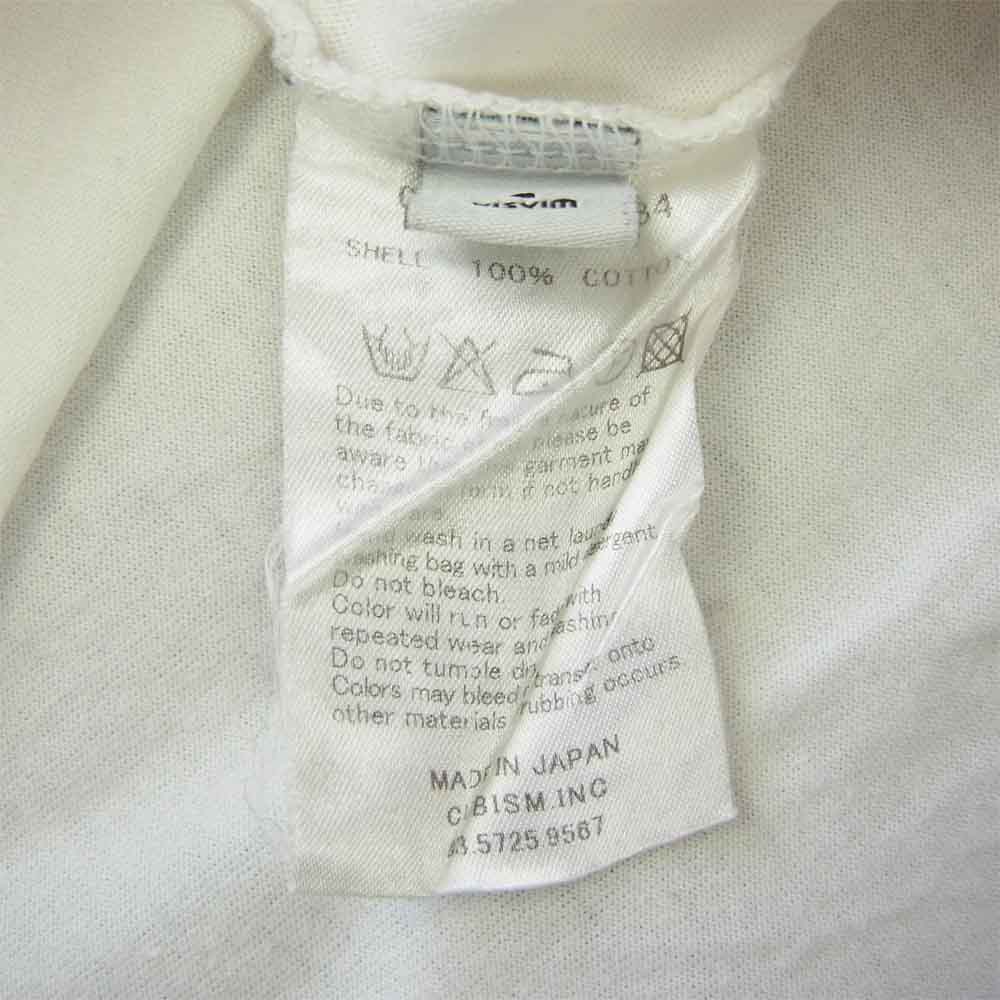 VISVIM ビズビム 0113105010084 BLANKET POCKET TEE S/S ブランケット ポケット Tシャツ 半袖 ホワイト系 1【中古】