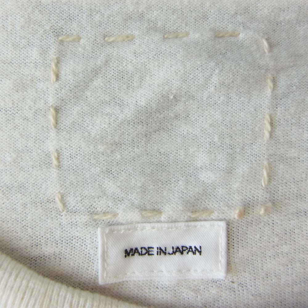 VISVIM ビズビム 21SS 0121105010021 BASEBALL TEE L/S C/WS ベースボール Tシャツ 長袖 ピンク系 ホワイト系 1【中古】