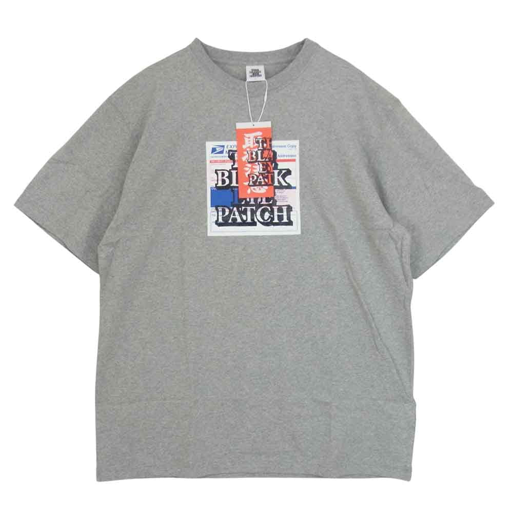 ブラックアイパッチ BEPFW21TE17 PRIORITY LABEL TEE Tシャツ 半袖 グレー系 L【新古品】【未使用】【中古】