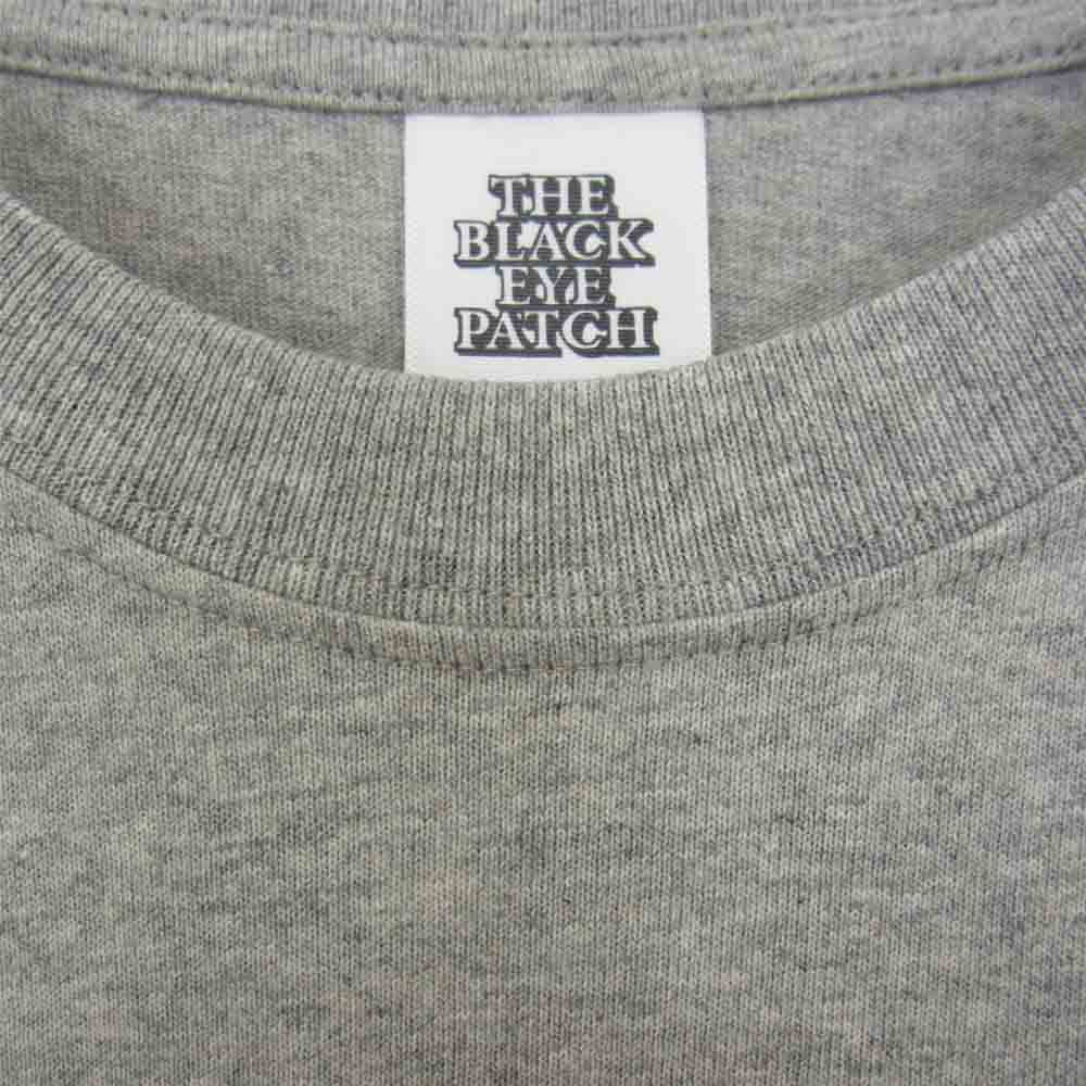 ブラックアイパッチ BEPFW21TE17 PRIORITY LABEL TEE Tシャツ 半袖 グレー系 L【新古品】【未使用】【中古】
