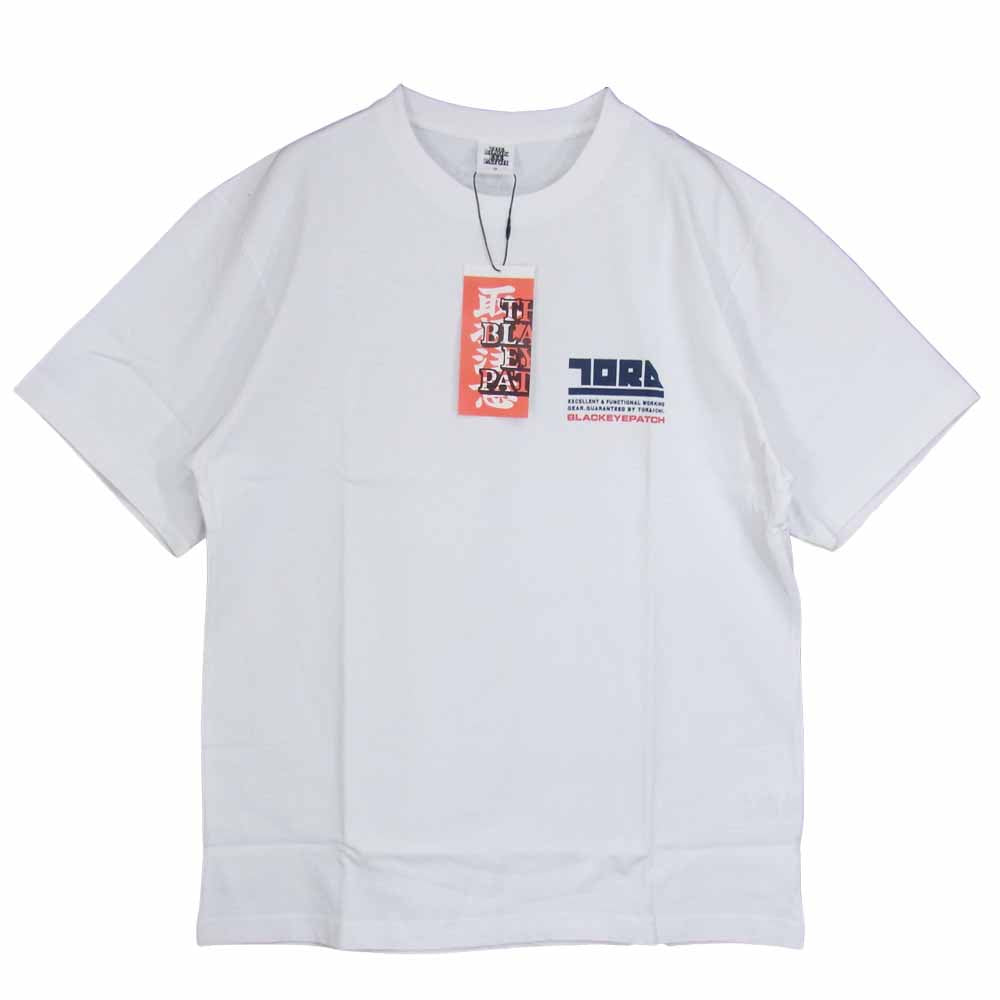 ブラックアイパッチ BEPSS21TE13 TORAICHI TEE Tシャツ 半袖 ホワイト系 M【新古品】【未使用】【中古】