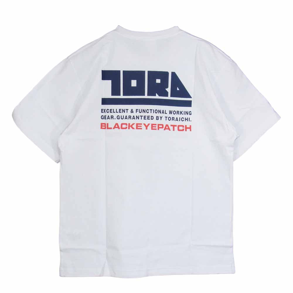 ブラックアイパッチ BEPSS21TE13 TORAICHI TEE Tシャツ 半袖 ホワイト系 M【新古品】【未使用】【中古】