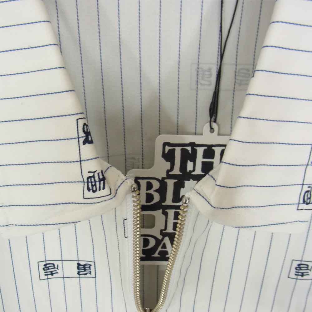 ブラックアイパッチ BEPSS21TP20 TRAICHI HALF ZIP WORK SHIRT 寅壱 半袖 ワーク シャツ ホワイト系 M【新古品】【未使用】【中古】