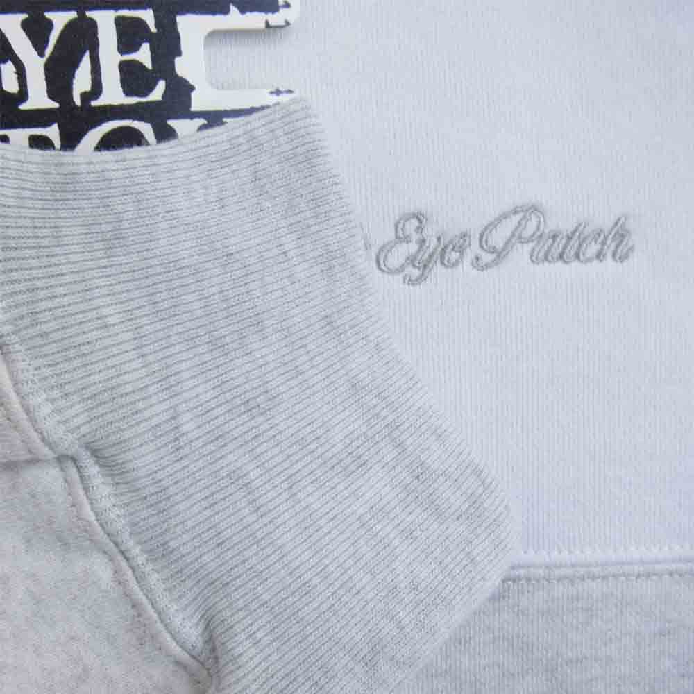 ブラックアイパッチ BEPFW21TP24 ROYAL SCRIPT BORDERED CREW SWEAT ボーダー クルー スウェット グレー系 M【新古品】【未使用】【中古】
