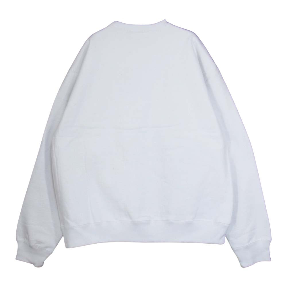 ブラックアイパッチ BEPFW21TP18 VVS RHINESTONE CREW SWEAT ライン ストーン スウェット ホワイト系 M【新古品】【未使用】【中古】