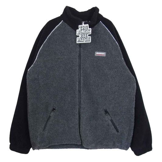 ブラックアイパッチ BEPFW21OT16 BEEZ EYE RAGLAN FLEEXE JACKET フリース ジャケット グレー系 M【新古品】【未使用】【中古】